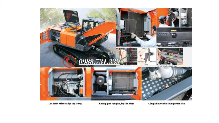 MÁY ĐÀO BÁNH XÍCH HITACHI ZX240-5G