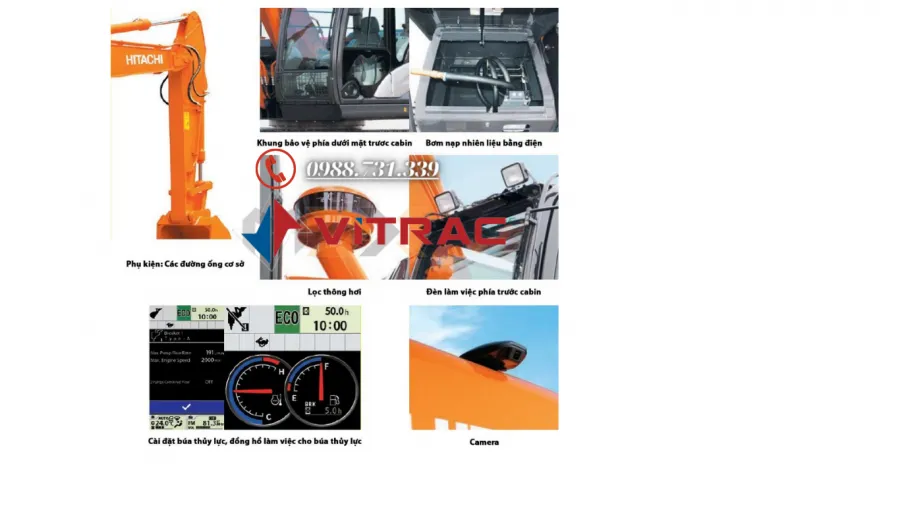 MÁY ĐÀO BÁNH XÍCH HITACHI ZX240-5G