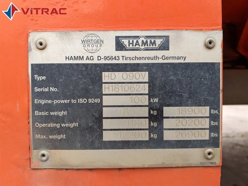 HAMM HD 90 VO - 2008