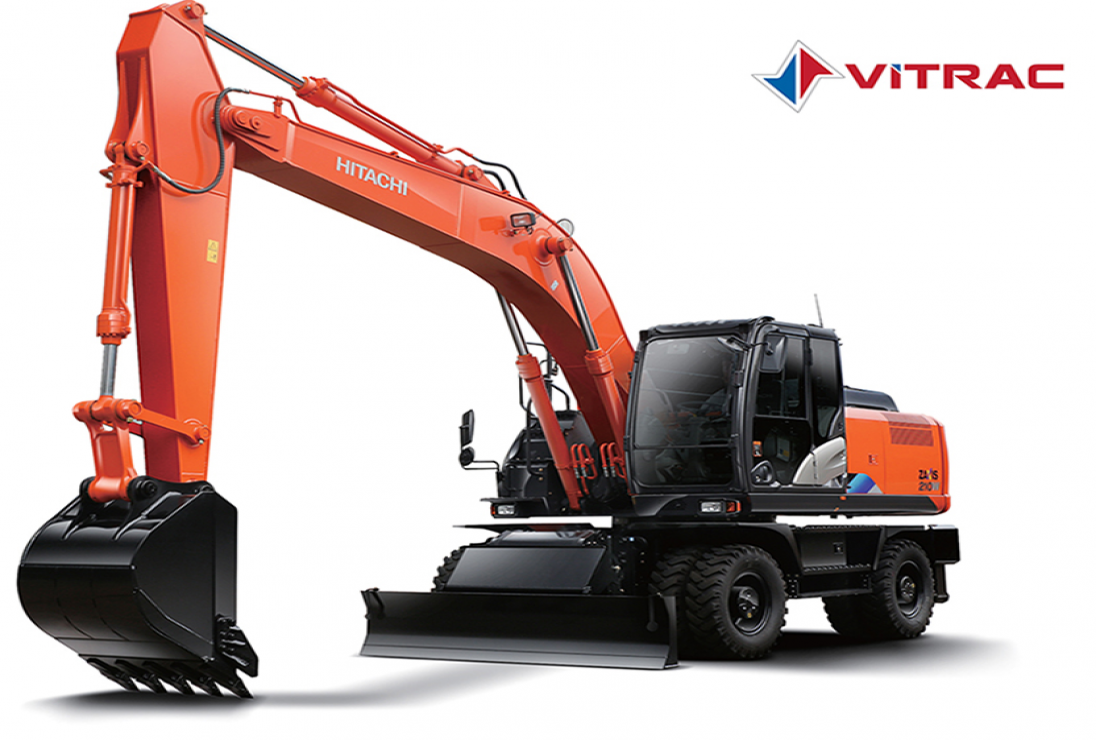 Máy đào bánh lốp trong xây dựng: Tính năng và ứng dụng