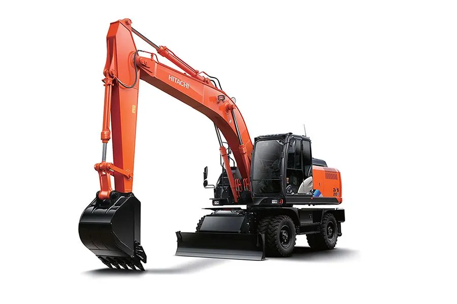 Máy đào bánh lốp trong xây dựng: Tính năng và ứng dụng
