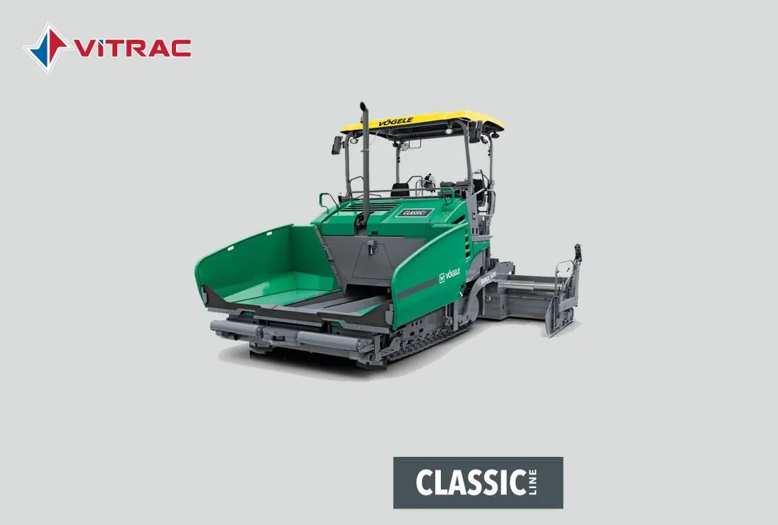 GIỚI THIỆU MÁY TRẢI NHỰA VOEGELE DÒNG CLASSIC LINE