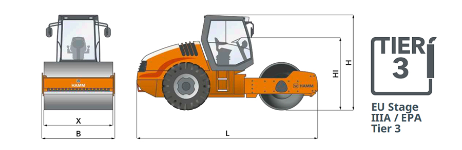 Xe lu Hamm 3412