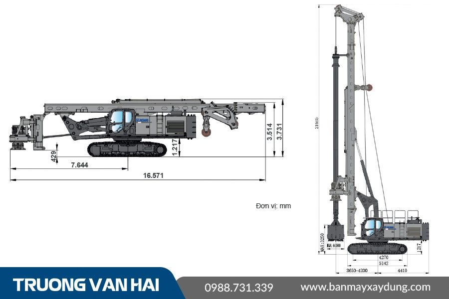 Máy khoan cọc nhồi XCMG XR200E